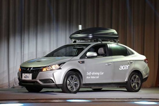 Acer Unveils Self-driving Concept Car