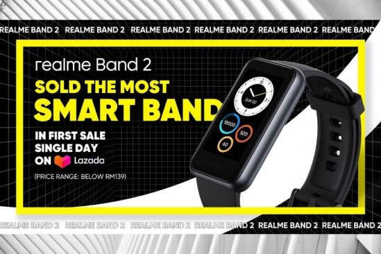 Realme Band 2 Achieved the Most Sold Smart Band in Malaysia