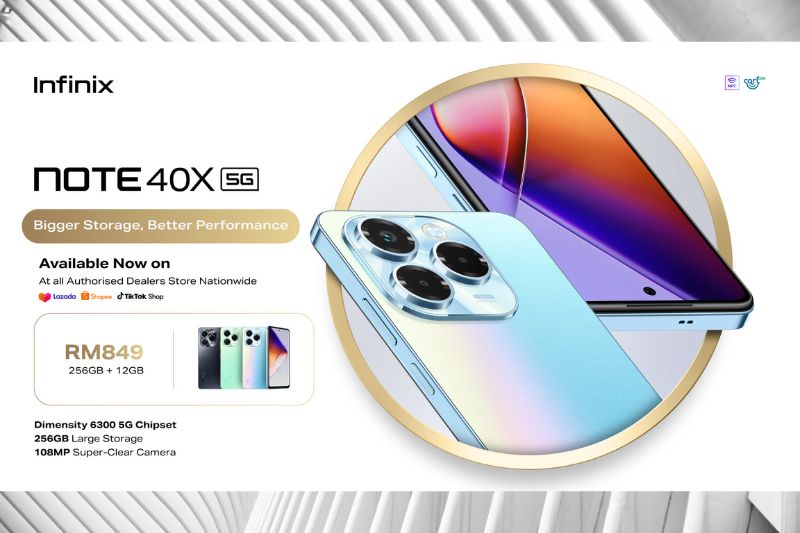 Infinix Introduces the New Note 40x 5g in Malaysia