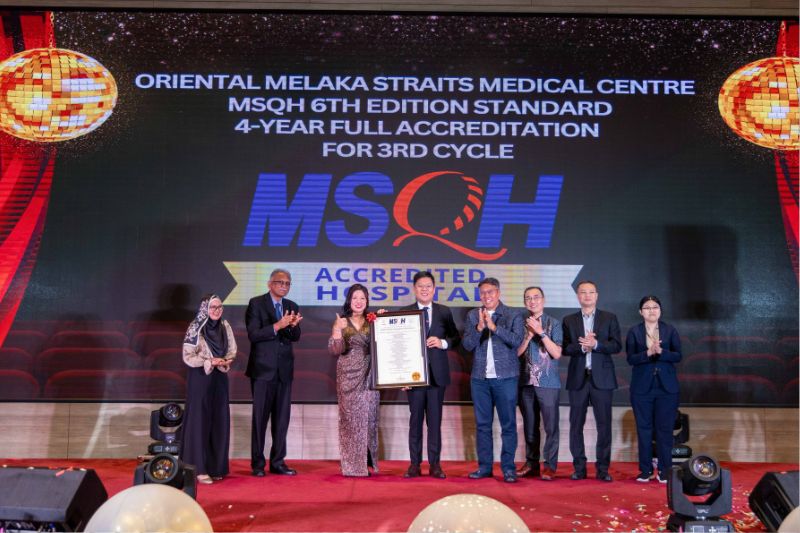 Oriental Melaka Straits Medical Centre Celebrates 10 Years of Excellence with MSQH Accreditation