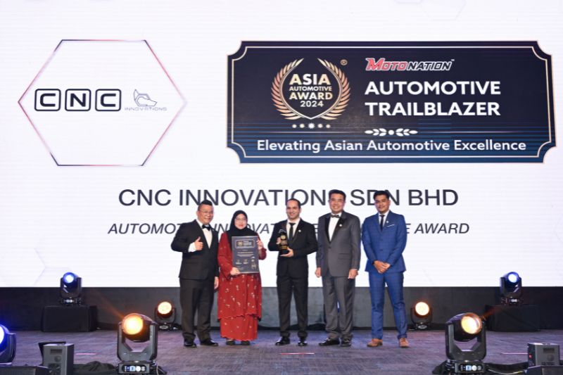 CNC Innovations Sdn Bhd Secures Second Consecutive Asia Automotive Innovation Excellence Award