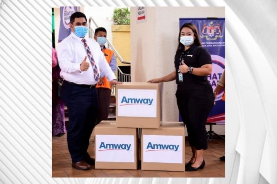 AMWAY MALAYSIA Gives Away Immune Boosters, Nutritional Food Baskets to Affected Families