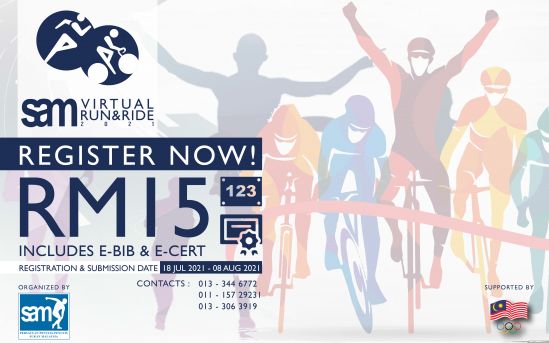 SAM Virtual Run &amp; Ride In Conjunction with Olympic Games 2020 Tokyo