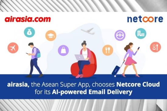 airasia, the Asean Super App, chooses Netcore Cloud for its AI-powered Email Delivery