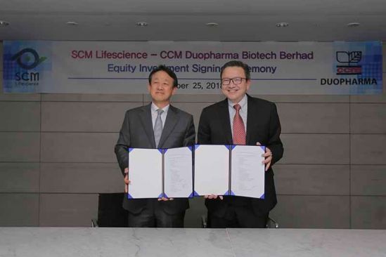 CCM Duopharma makes Equity Investment in SCM Lifescience of orea for Stem Cell Technology and Development