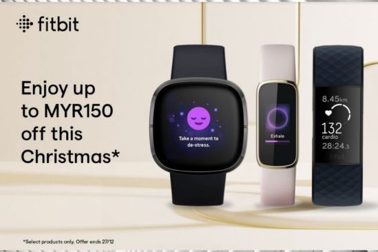 [FITBIT NEWS] Christmas sale: Make healthy habits shine this season with Fitbit’s Christmas Promotions till 26th December 2021