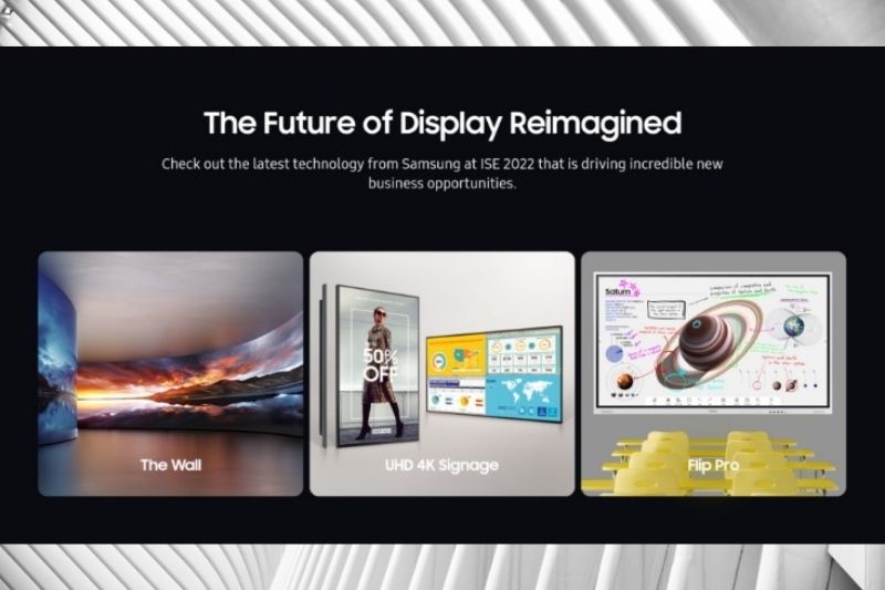 Samsung Introduces the Future of Next-Generation Displays To Reimagine Business at ISE 2022