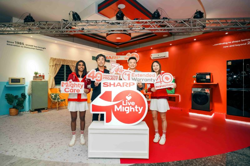 Sharp Malaysia Celebrates 40th Anniversary with &quot;Live Mighty&quot; Campaign and Service Excellence Initiatives