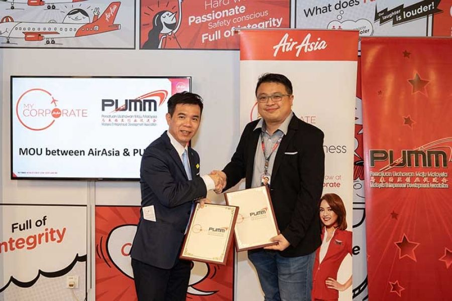 AirAsia inks MoU with Malaysia Entrepreneurs&#039; Development Association