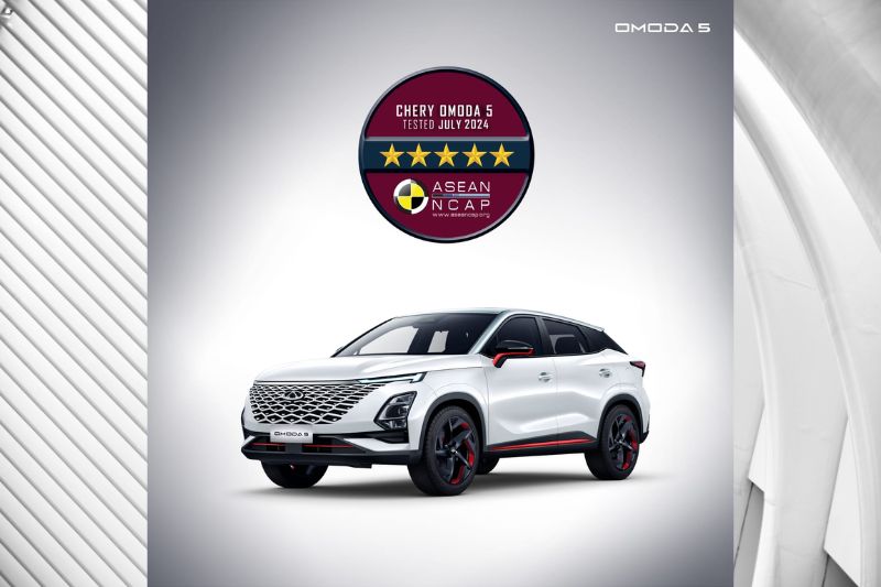 Chery OMODA 5 Earns the Prestigious ASEAN NCAP 5-Star Rating