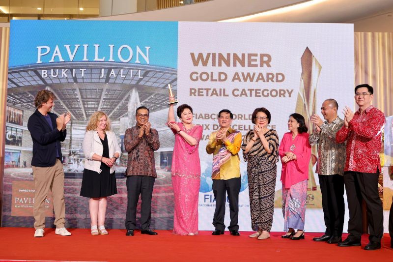 PAVILION BUKIT JALIL CROWNED WORLD’S BEST RETAIL CENTRE FOR 2024 AT FIABCI WORLD PRIX D’EXCELLENCE