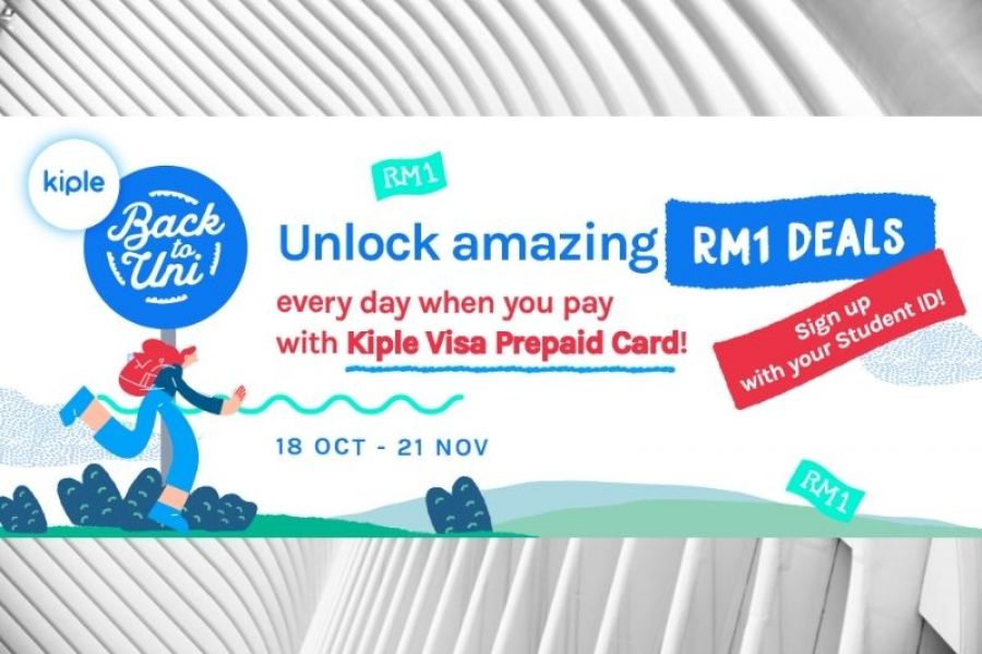 Kiple provides a safer and more rewarding back to uni experience for students with RM1 deals