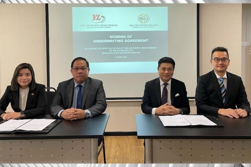 Yew Lee Pacific Group Berhad Engages M&amp;A Securities Sdn Bhd to Manage Listing Exercise