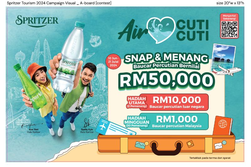 Travel with Syafiq Kyle and Koe Yeet in Spritzer&#039;s &#039;Air Love Cuti-Cuti&#039; Adventure