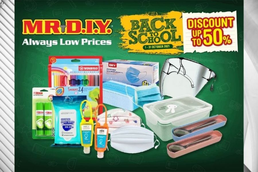 Mega savings on back-to-school essentials at MR D.I.Y.