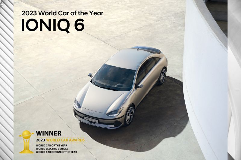 Hyundai IONIQ 6 Sweeps World Car of the Year,  World Electric Vehicle and  World Car Design of the Year