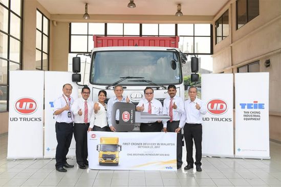 UD Trucks and TCIE Marks Delivery of First UD Croner to Customer in Malaysia