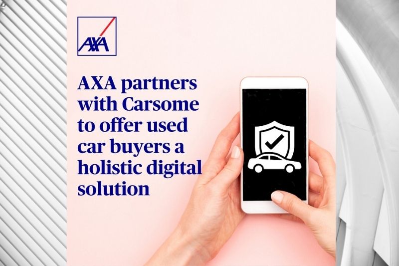 AXA Partners With Carsome to Offer Used Car Buyers a Holistic Digital Solution