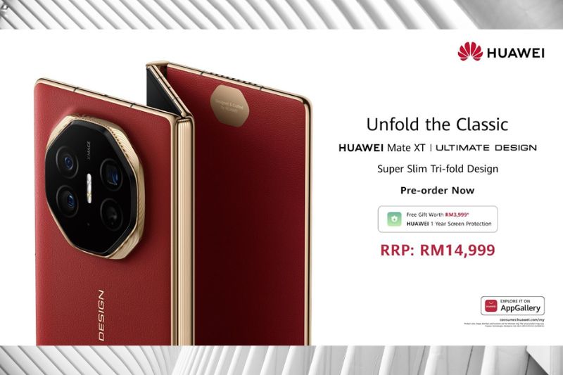World’s First Tri-Fold Phone: Huawei Mate Xt Ultimate Design Makes Its Grand Debut In Malaysia