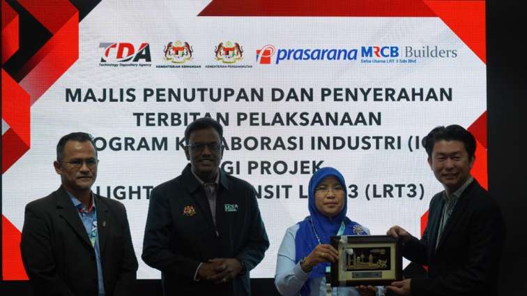 TDA Hands Over 64 ICP Projects Under Prasarana&#039;s RM11.37 Bil LRT3 Procurement