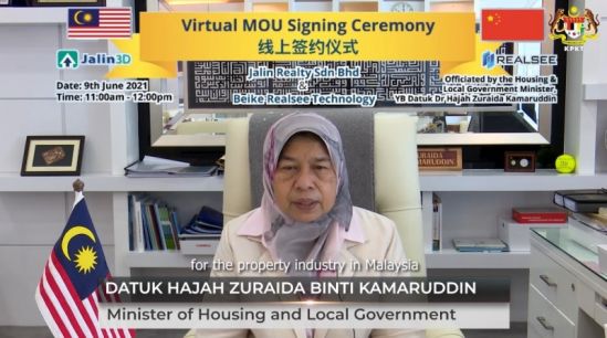 Virtual MOU Signing between Jalin Realty International (Jalin3D) &amp; Beike Investment Holdings (Beike RealSee)