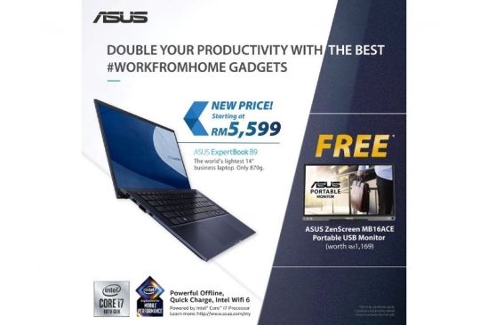 ASUS ExpertBook B9 Extended Promo - Free ASUS ZenScreen!