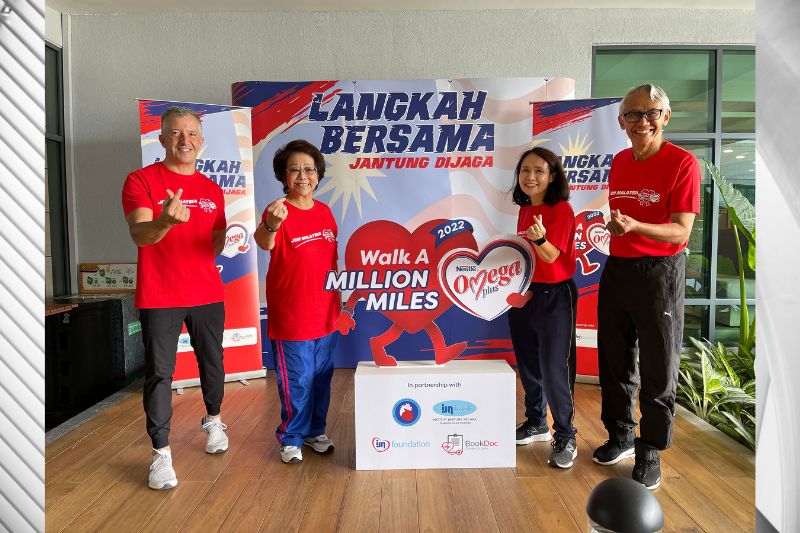 NESTLÉ OMEGA PLUS Calls On All Malaysians to Walk as a Nation to Combat Heart Disease this World Heart Month