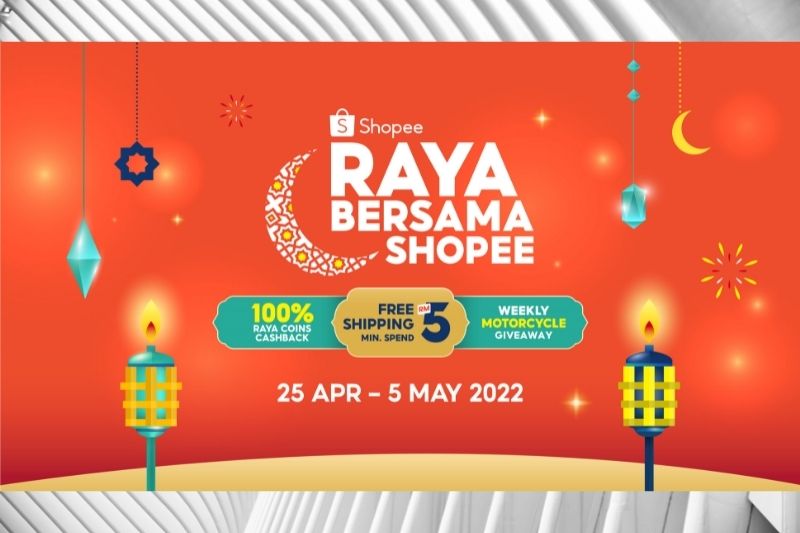 VESPA SPRINT S 150 and Gold Bars to be won this Raya With Shopee