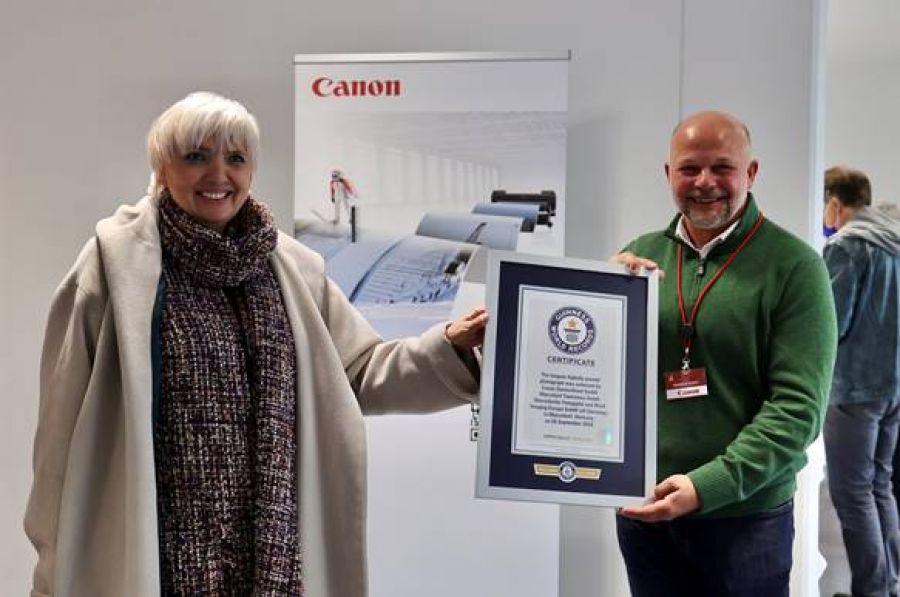 Canon Earns New GUINNESS WORLD RECORDS™ Title