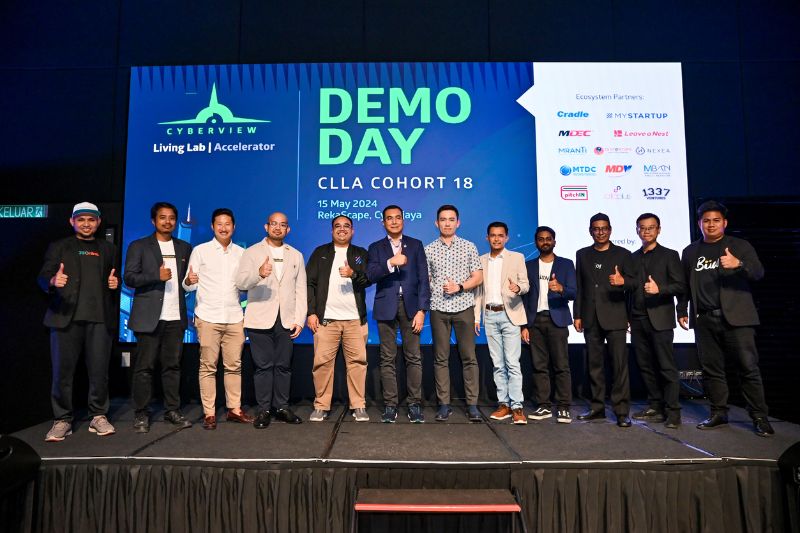 Cyberview Living Lab® Accelerator Start-ups Register More Than  RM36 Million In Investment Interests During Demo Day