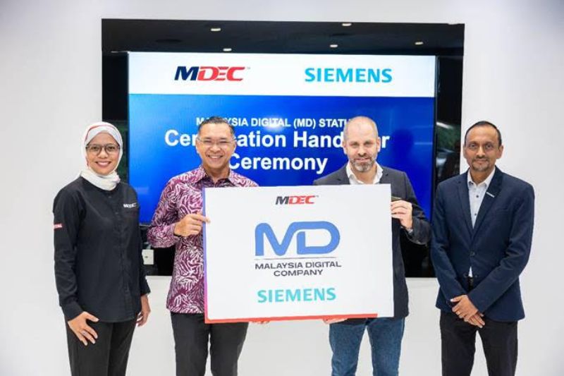 Siemens Granted Prestigious Malaysia Digital (MD) Status