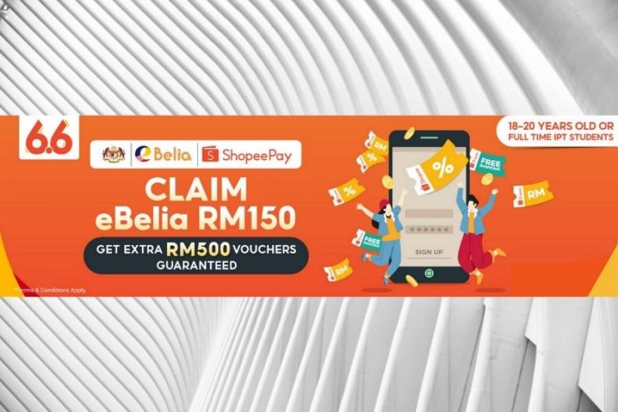 About 500,000 successful eBelia claims via ShopeePay recorded on Day 1 after programme launch; recipients received RM650 in guaranteed benefits