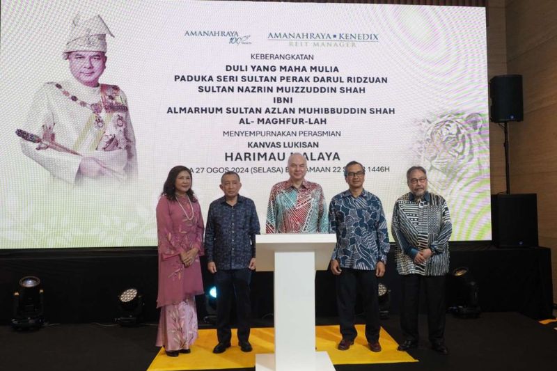 Sultan Nazrin Launches AmanahRaya-Kenedix’ Initiative to Support the Conservation of Harimau Malaya