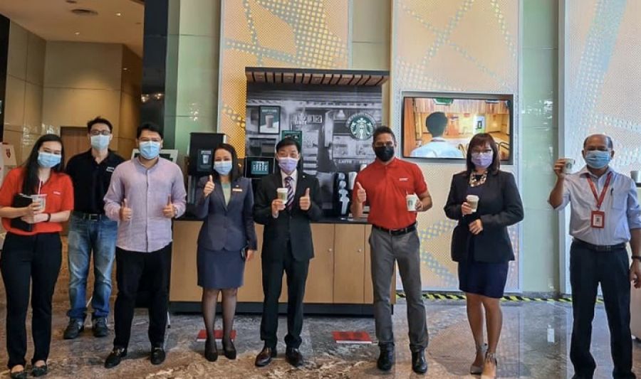 Sunway Unveils Starbucks Premium Cashless  Self-Service Coffee Kiosk in Sunway Velocity Hotel Kuala Lumpur