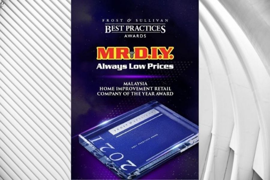 MR D.I.Y. receives Frost &amp; Sullivan Award for the second year in a row