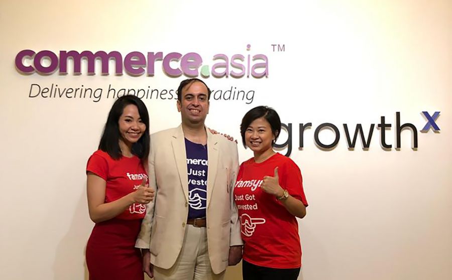 (From left to right) - Fong Chai Lee, co-founder and Chief Executive Officer of Famsy together with Ganesh Kumar Bangah, Founder and Executive Chairman of Commerce DotAsia Ventures Sdn Bhd and co-founder and Chief Operating Officer of Famsy, Chai Yee Lyn 