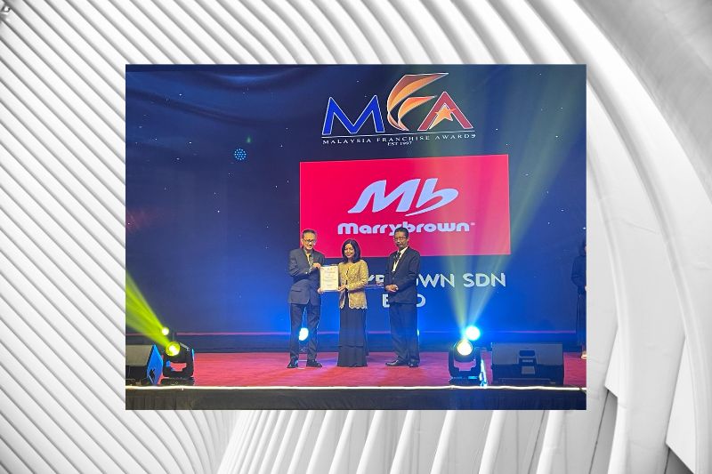 MARRYBROWN WINS ICONIC FRANCHISE AWARD  AT MALAYSIA FRANCHISE AWARDS 2024