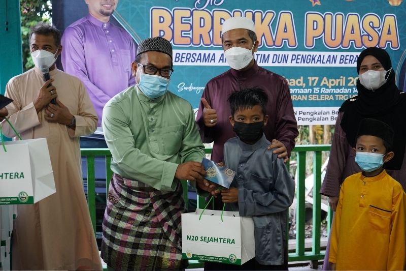 TDM Celebrates Ramadan With Pengkalan Berangan Orphans