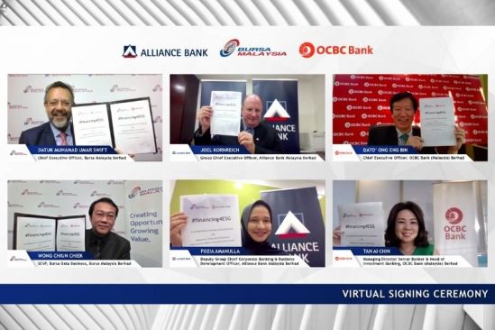 Bursa Malaysia Inks Strategic Collaboration MoU With Alliance Bank  Malaysia and OCBC Bank Malaysia