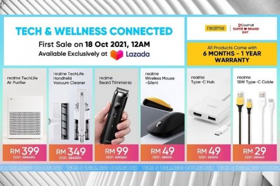 Stay Tech &amp; Wellness Connected With the Latest Additions of the realme AIoT Family