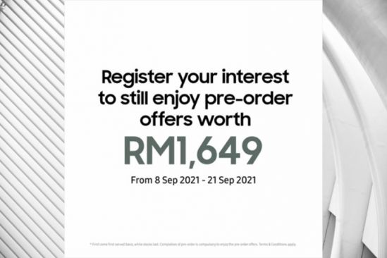 Pre-Order Units for the Samsung Galaxy Z Fold3 5G Sold Out in Malaysia!