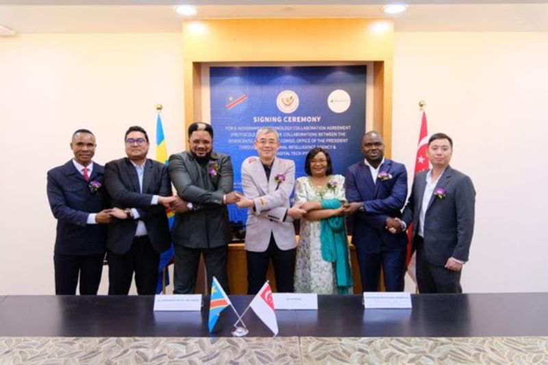 Trident and the Democratic Republic of Congo, Office of the President through National Intelligence Sign Collaboration Agreement (PROTOCOLE D’ACCORD DE COLLABORATION) to Develop and Implement a National E-Government System
