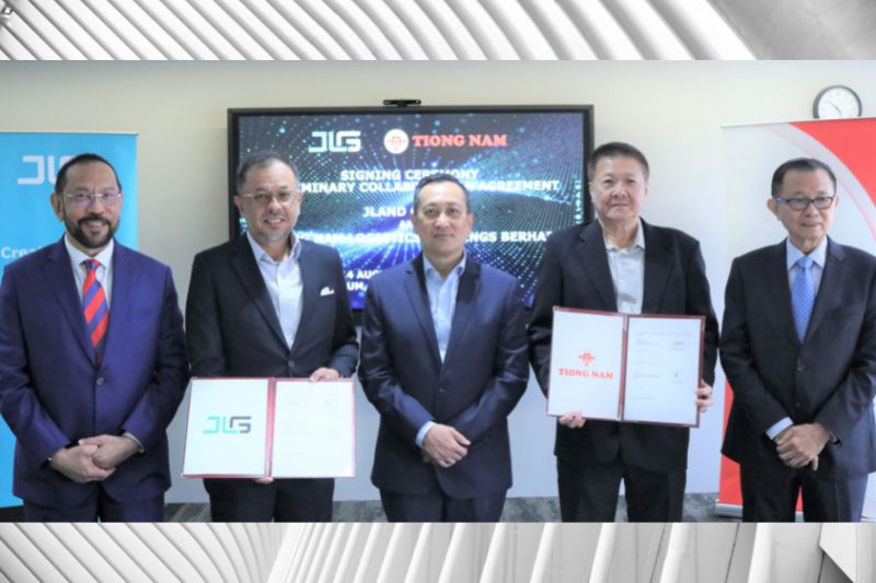 JCorp and Tiong Nam Sign Collaboration Agreement to Develop 300 Acres of High-Tech Logistics Park in Sedenak Technology Valley, Johor