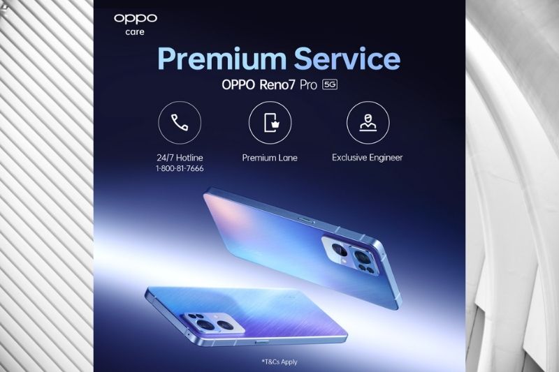 OPPO has introduced Premium Service for Reno7 Pro 5G users in Malaysia