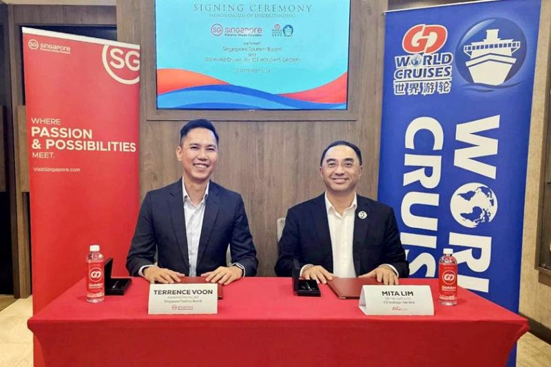 Singapore Tourism Board partners with GD World Cruises to curate and promote cruising holidays with a stay in Singapore
