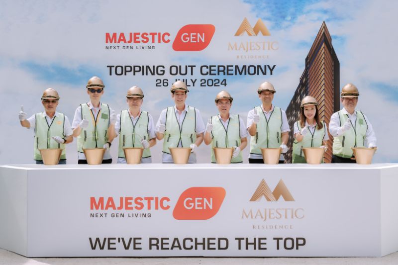 Majestic Residence Lays The Foundation For Greater Heights With Topping-Out Milestone