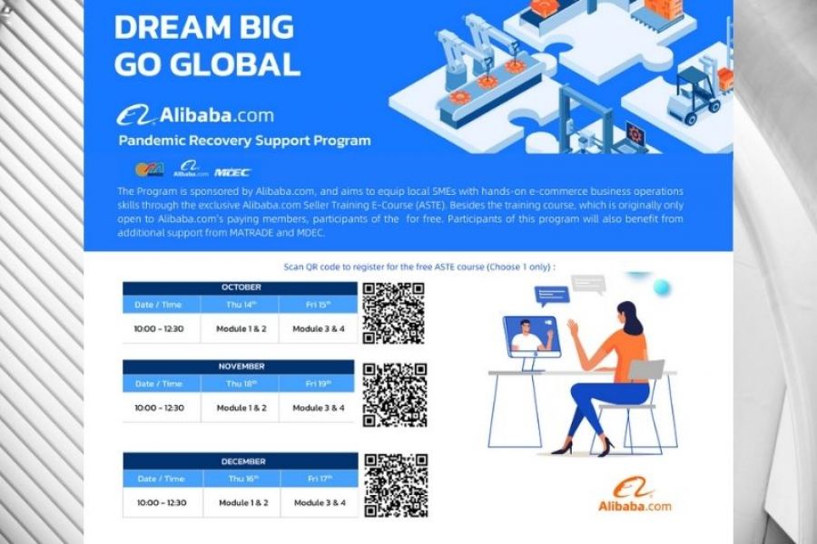 Alibaba.com Teams with MATRADE AND MDEC to Ease Malaysian  SMEs&#039; Path to Online Export Success Amidst Pandemic
