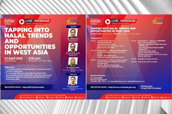 Live Webinar: Tapping Into Halal Trends and Opportunities in West Asia