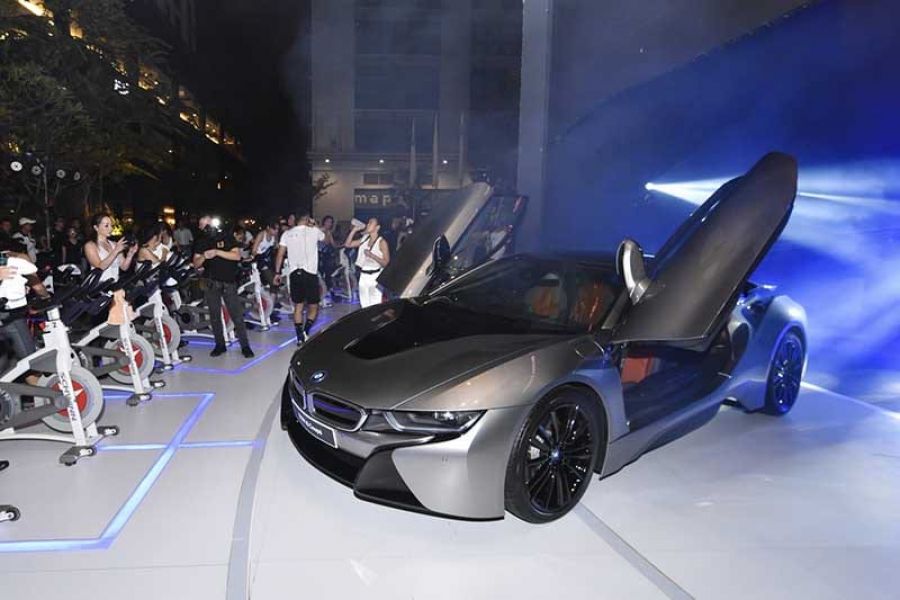 BMW unveils BMW i8 Coupé at the Largest Outdoor FlyCycle Class in Malaysia