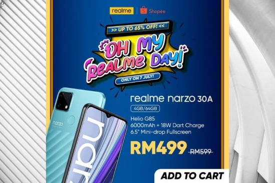 Oh My Realme Day Is Happening Now on  Lazada and Shopee Mid-year Sales
